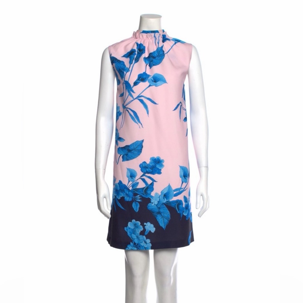 Ted Baker Floral Sleeveless Dress, fun fit.